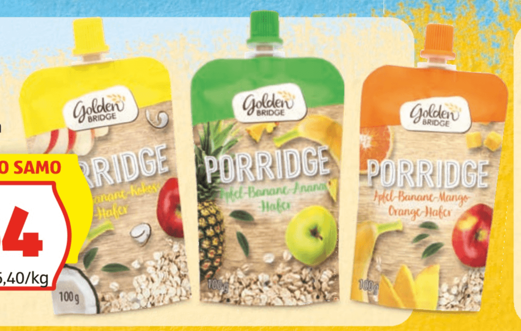 Golden Bridge Ovsena Kaša 100 g - Akcija v trgovini Hofer