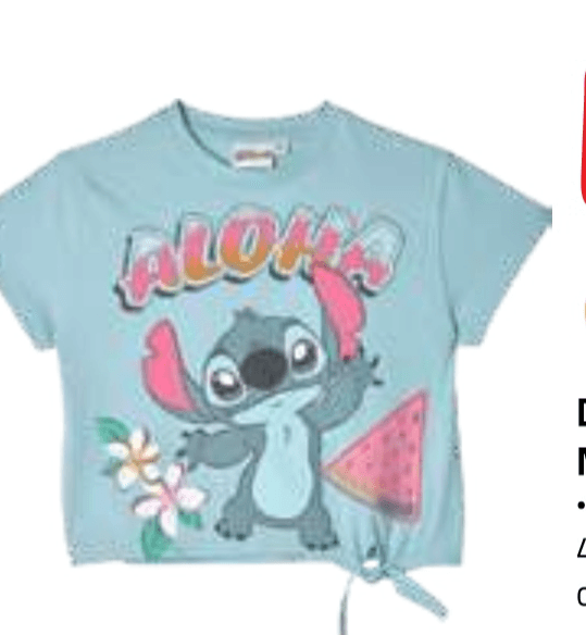Stitch! Dekliška majica - Akcija v trgovini E.Leclerc