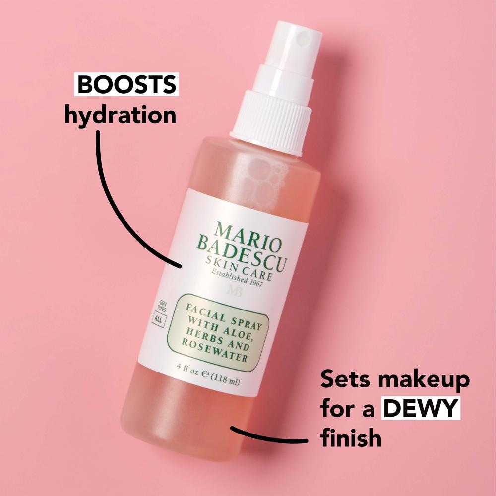 MARIO BADESCU Facial Spray With Aloe, Herbs And Rosewater 4 fl oz (118 ml) - Akcija v trgovini Mueller