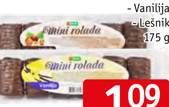 Mini oblite rolade 175 g - Akcija v trgovini Jager