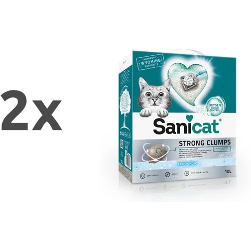 Sanicat Clumping posip za mačje stranišče 10 L Akcija v trgovini Mr. Pet