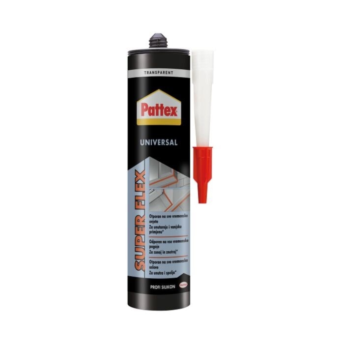 Silikonska tesnilna masa PATTEX UNIVERSAL 280 ml - Akcija v trgovini Pevex
