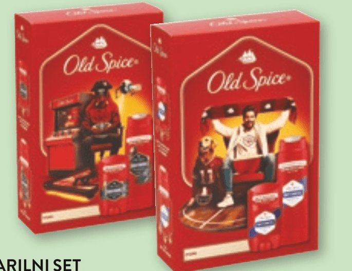 Darilni set Old Spice 250 ml, 50 ml ali 150 ml - Akcija v trgovini Spar