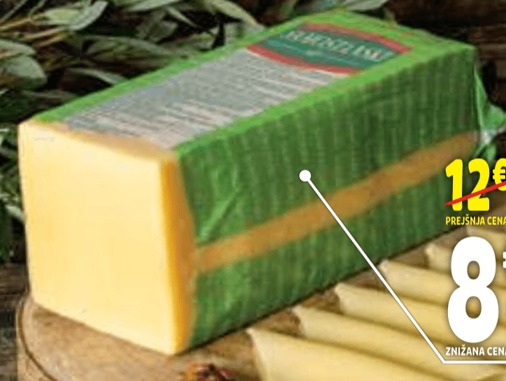 Samostanski sir Ljubljanske Mlekarne - Akcija v trgovini E.Leclerc