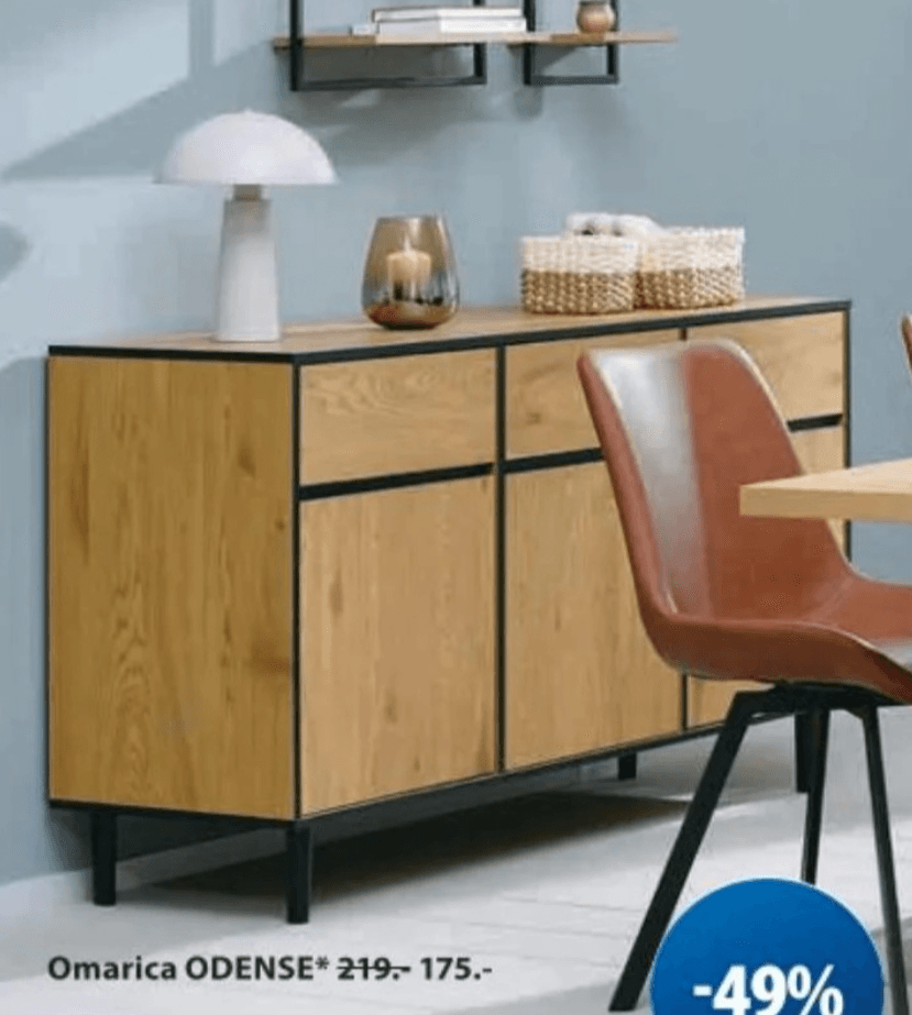 Omarica ODENSE - Akcija v trgovini Jysk