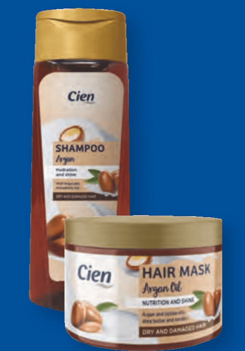 CIEN Šampon/maska za lase z arganom 400 ml - Akcija v trgovini Lidl