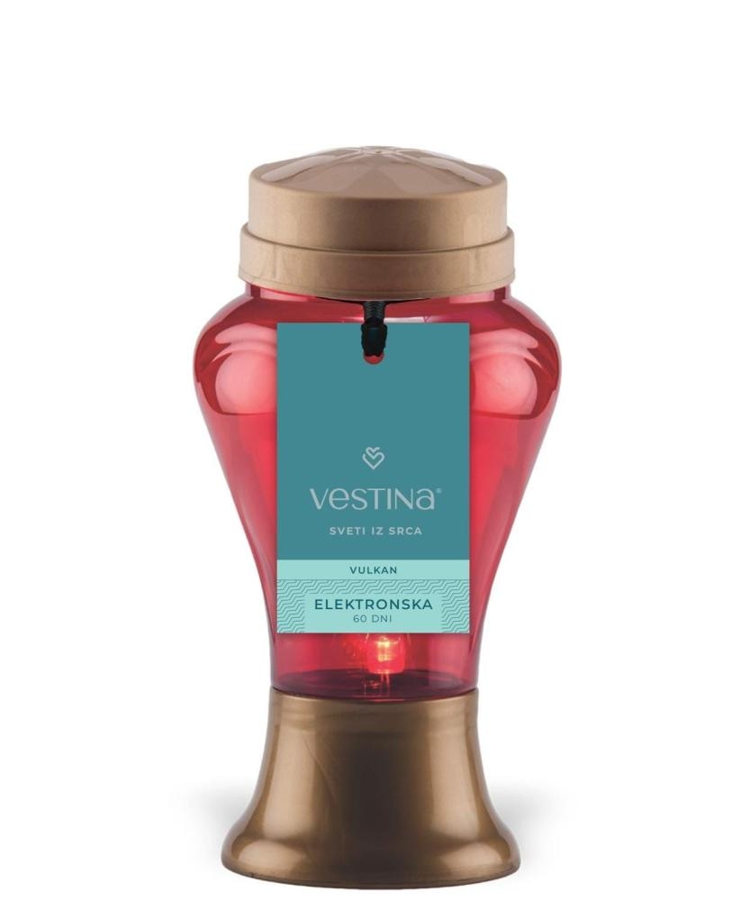 Elektronska sveča Vestina Vulkan - Akcija v trgovini Mercator
