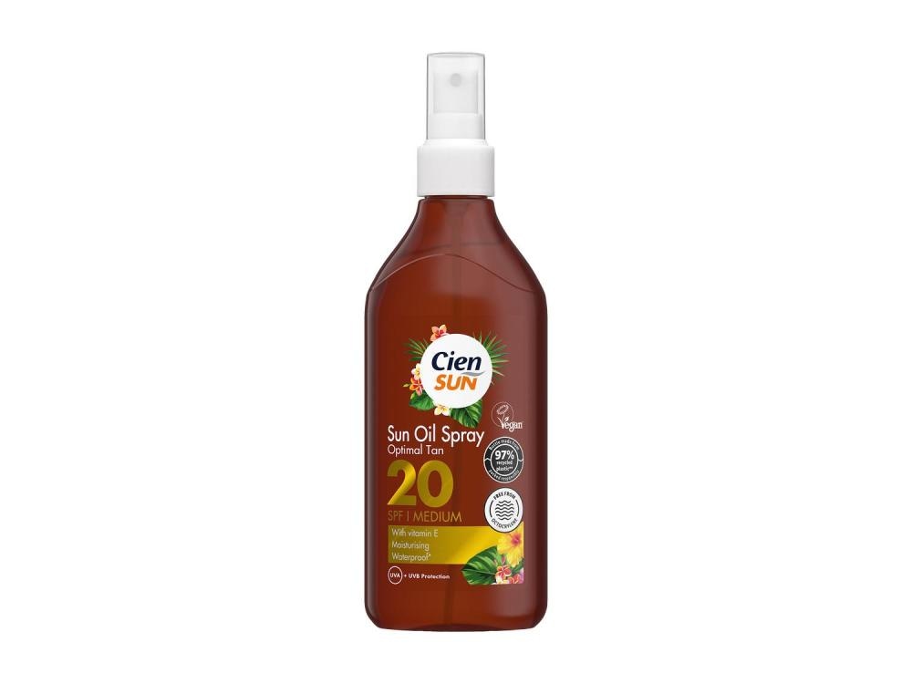 Cien SUN Olje za sončenje ZF 20 Optimal Tan 250 ml - Akcija v trgovini Lidl
