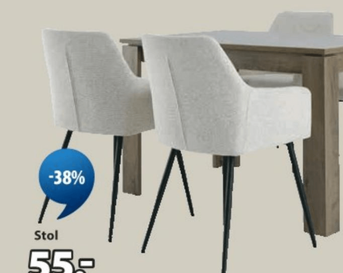 Jedilniški stol PURHUS - Akcija v trgovini Jysk