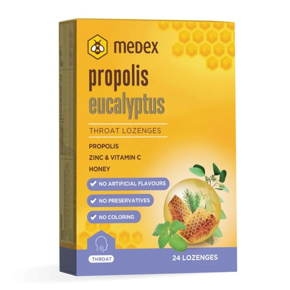 Medex Propolis ginger ali Propolis Eucalyptus 24 pastil Akcija v trgovini E.Leclerc