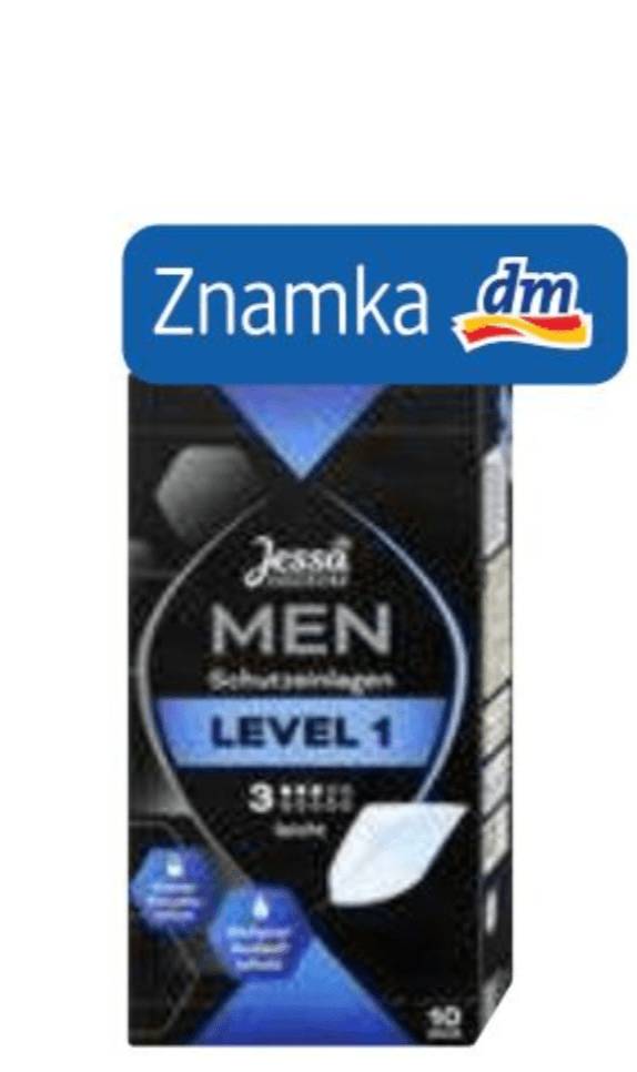 Jessa Diskret Men predloge za lažjo inkontinenco 10 kosov - Akcija v trgovini Dm