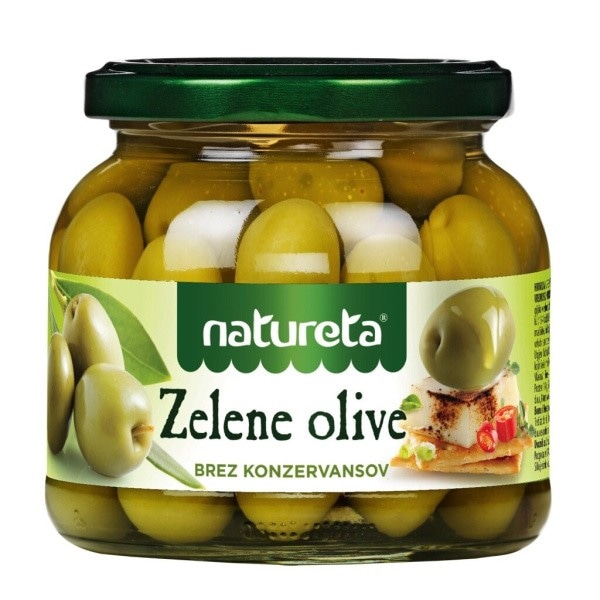 Zelene olive Natureta 540 g - Akcija v trgovini E.Leclerc