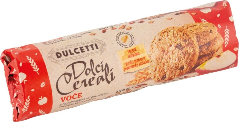 Polnozrnati keksi Dulcetti 250 g Mercator - Akcija v trgovini Mercator
