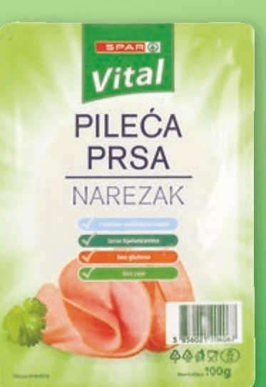 Piščančje prsi narezek, 100 g SPAR Vital - Akcija v trgovini Spar