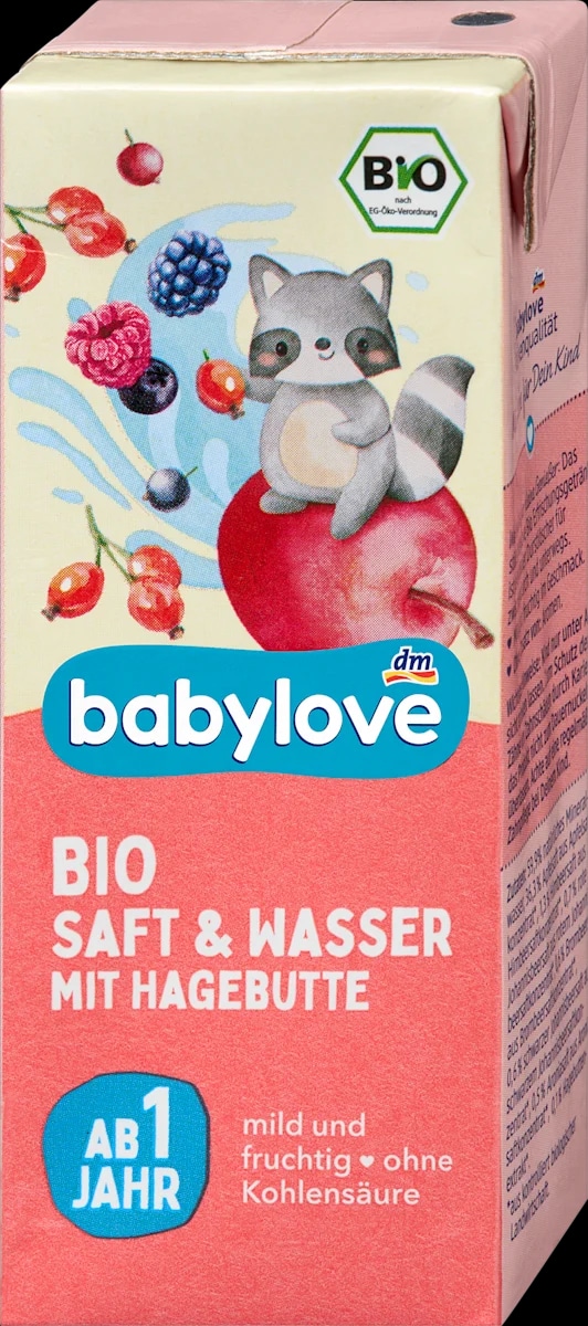 Babylove BIO osvežilni napitek 200 ml - Akcija v trgovini Dm