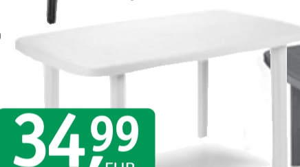 PVC miza Tavolo - Akcija v trgovini Jager