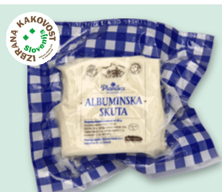 Albuminska skuta 350 g Mlekarna Planika - Akcija v trgovini Spar