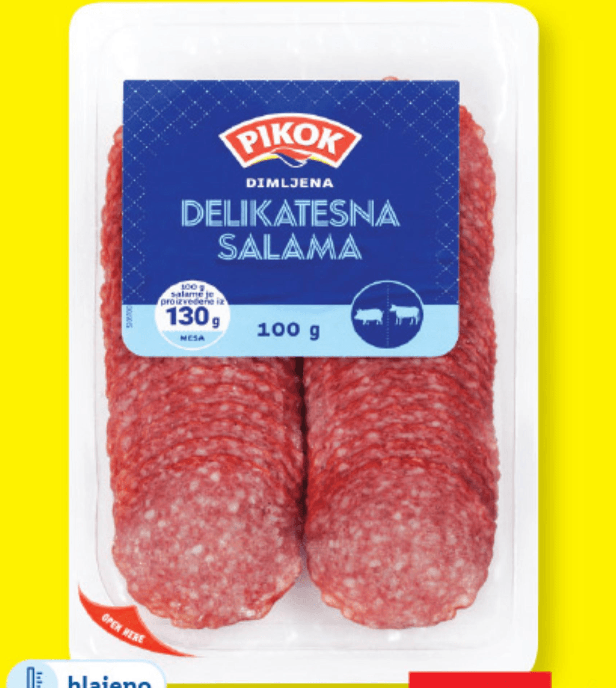 PIKOK Delikatesna salama 130 g - Akcija v trgovini Lidl