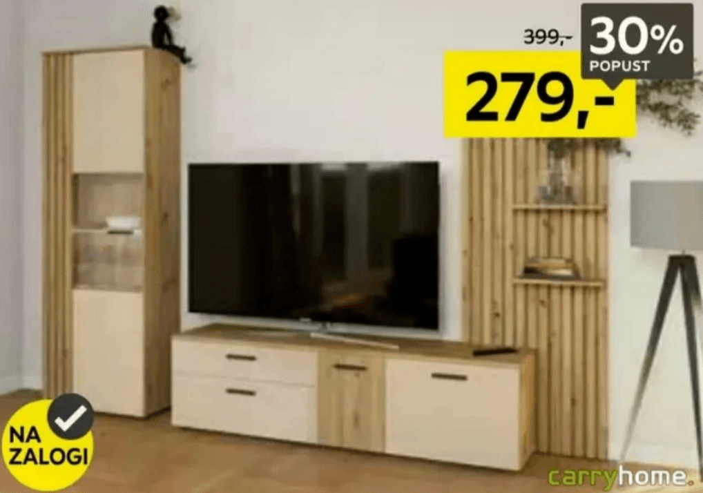 Dnevni regal carryhome - Akcija v trgovini Lesnina