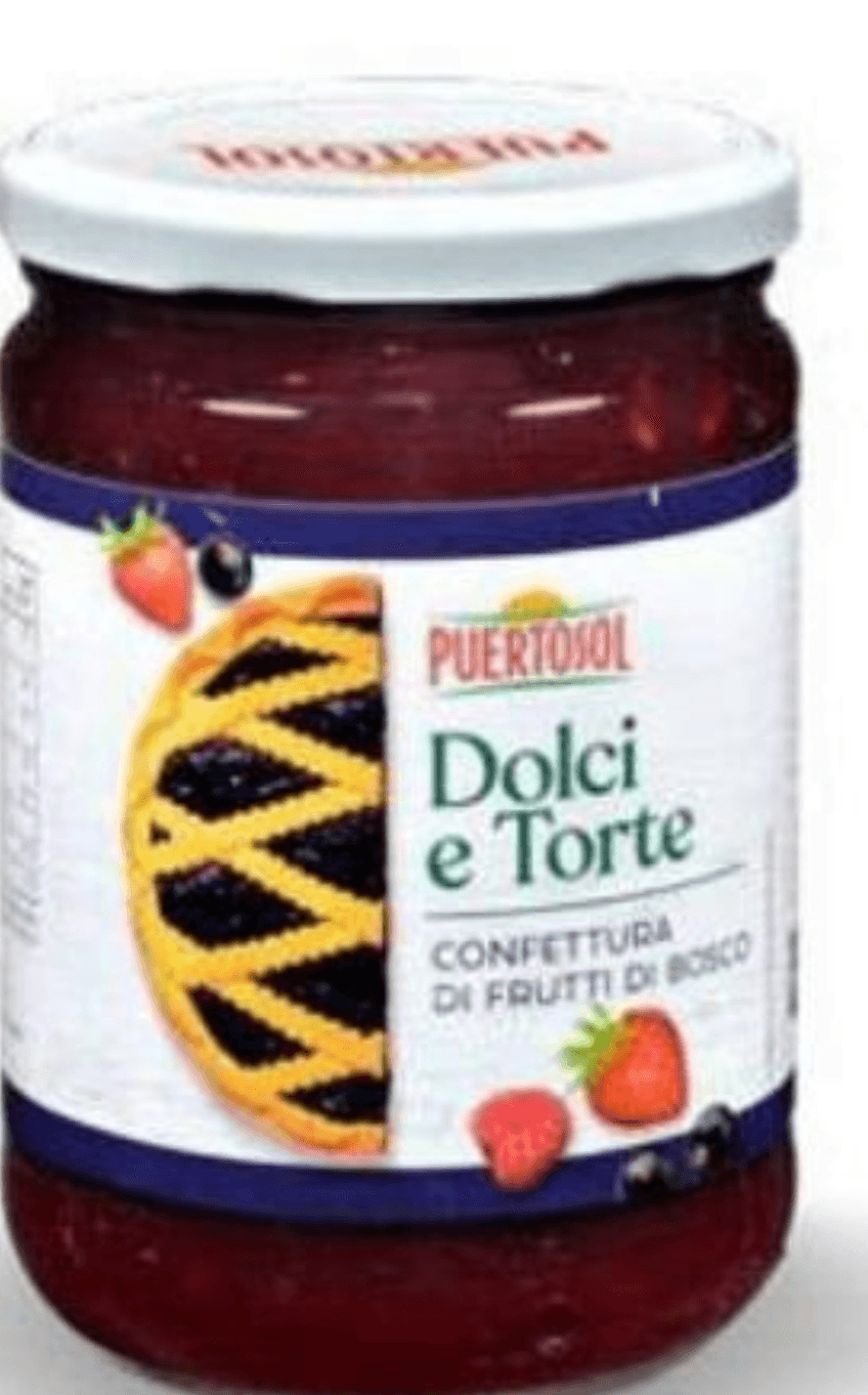 Sadni namaz za sladice, gozdni sadeži 700 g Puertosol - Akcija v trgovini Eurospin