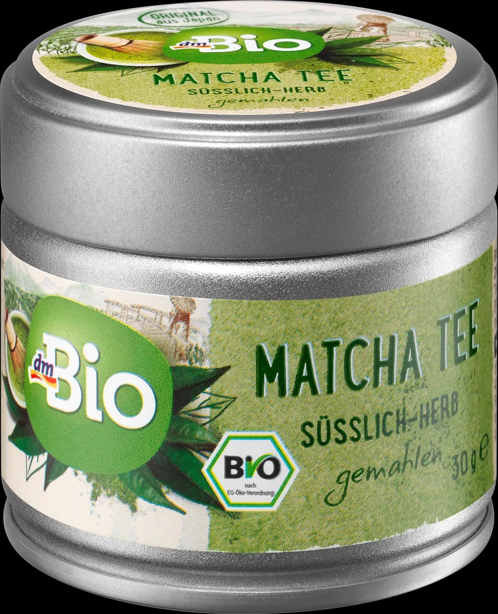 dmBio Matcha mleti zeleni čaj 30 g - Akcija v trgovini Dm