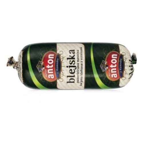 Blejska klobasa Anton 400 g - Akcija v trgovini E.Leclerc