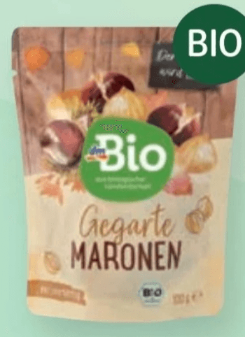 dmBio kostanj 100 g - Akcija v trgovini Dm