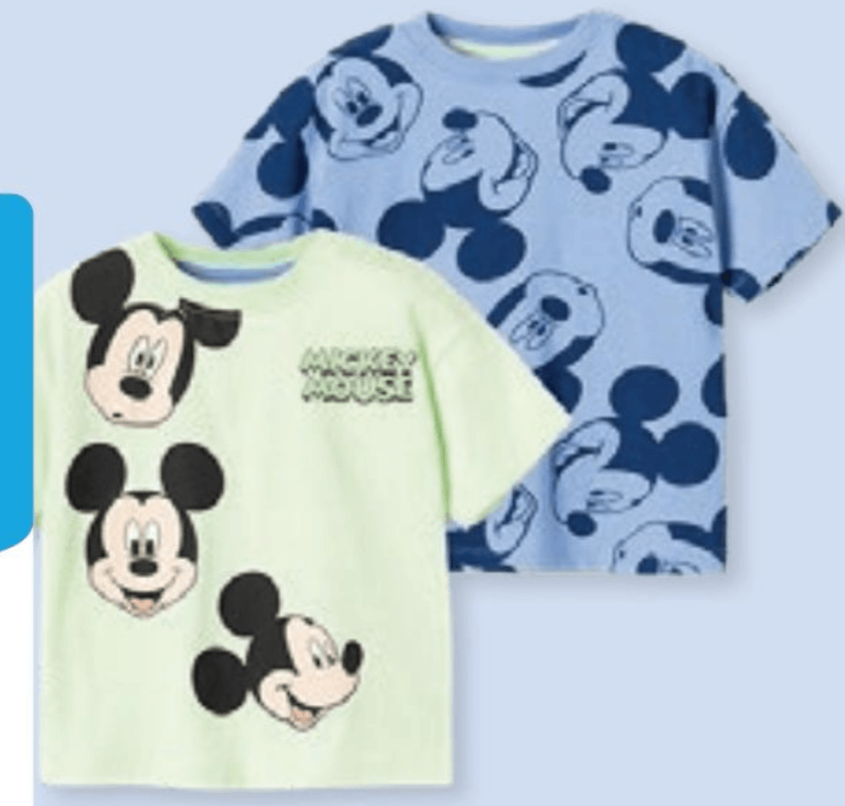 Mickey Mouse majice 2 majici Disney - Akcija v trgovini Pepco
