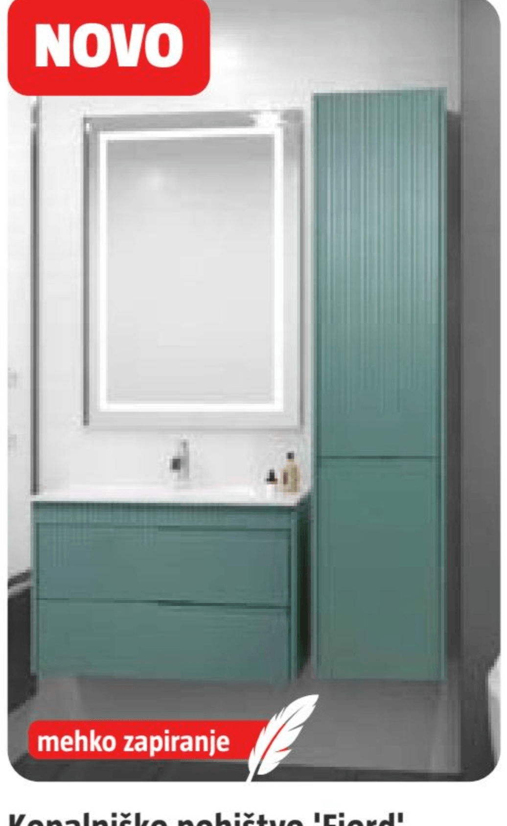 Kopalniško pohištvo 'Fjord' - Visoka omarica - Akcija v trgovini Bauhaus