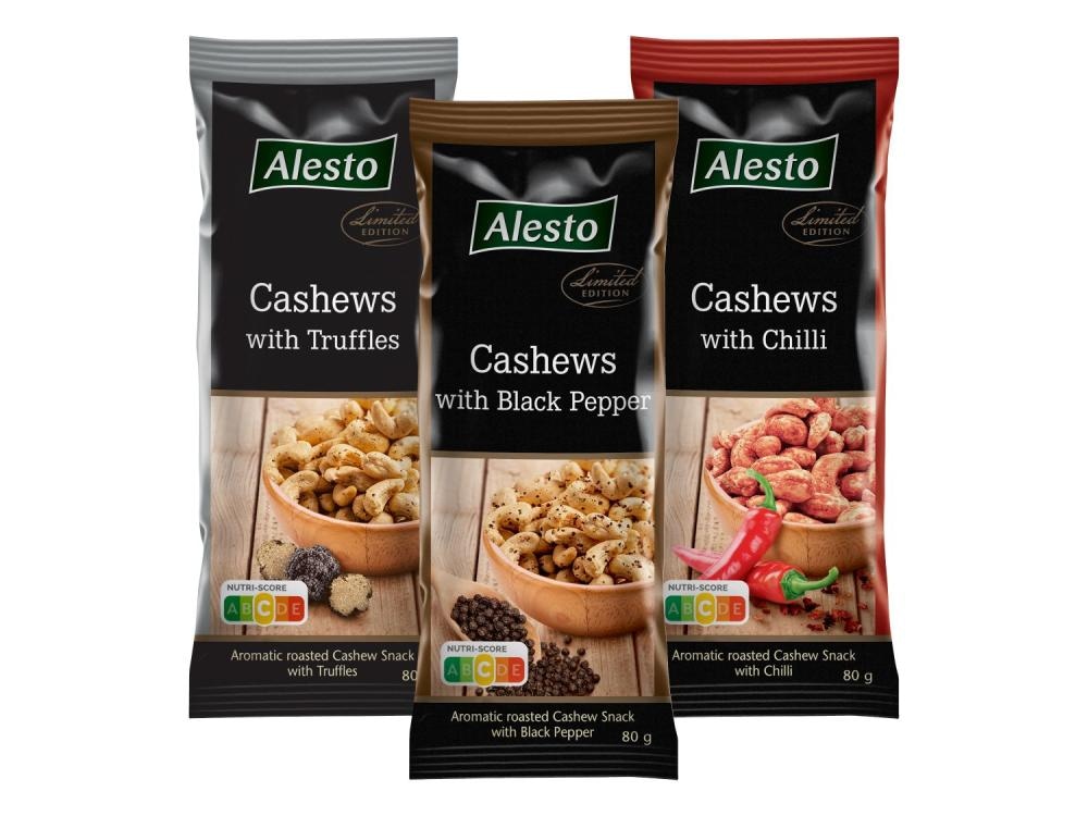 Alesto Aromatizirani indijski oreščki 80 g - Akcija v trgovini Lidl