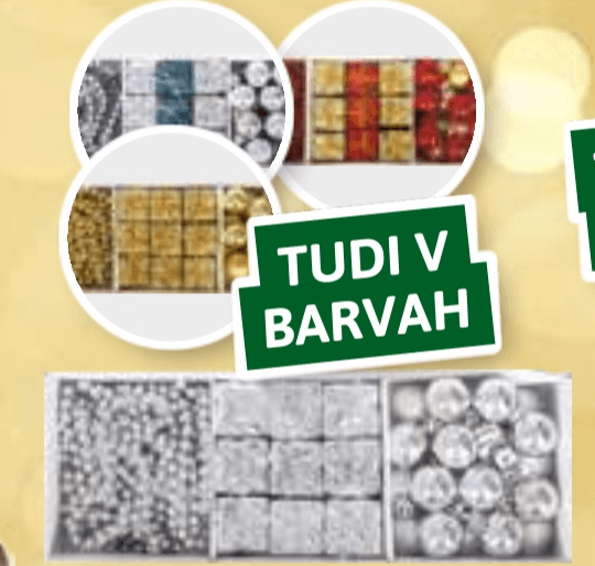 Set Okraskov 32/1 - Akcija v trgovini E.Leclerc