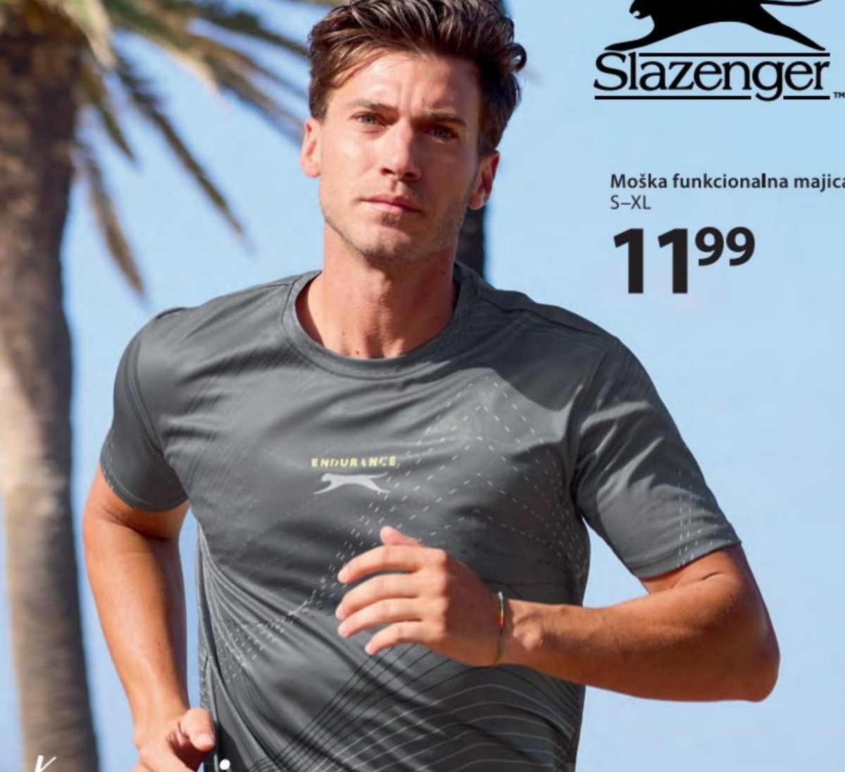 Moška funkcionalna majica Slazenger - Akcija v trgovini NKD