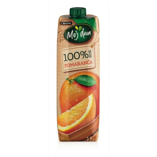 Sok Moj dan 1l - Akcija v trgovini Mercator
