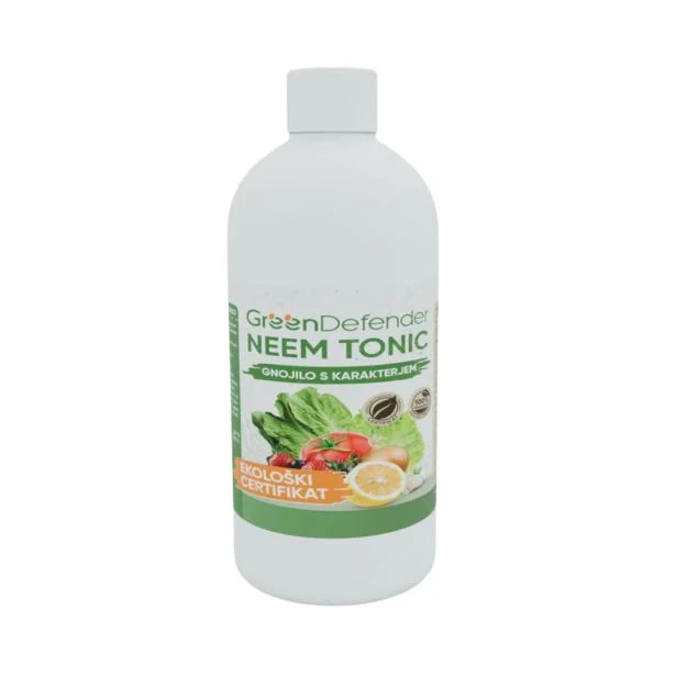 Listno organsko gnojilo Green Defender Neem Tonic 0,5 l - Akcija v trgovini Merkur