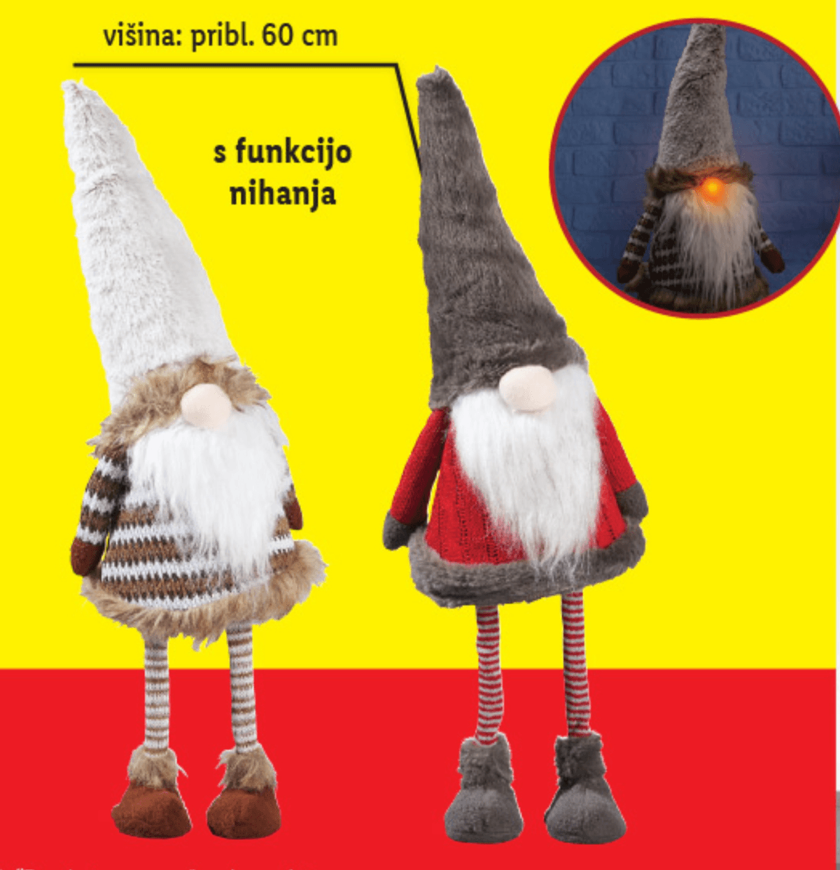 LIVARNO home Okrasna LED-figura palček kos - Akcija v trgovini Lidl