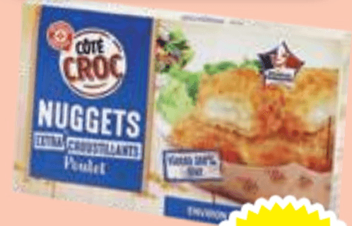 Ekstra hrustljavi piščančji medaljoni Cote Croc 200 g - Akcija v trgovini E.Leclerc