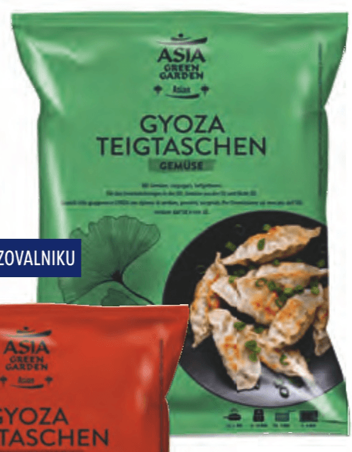 Asia Green Garden Gyoza 400 g - Akcija v trgovini Hofer