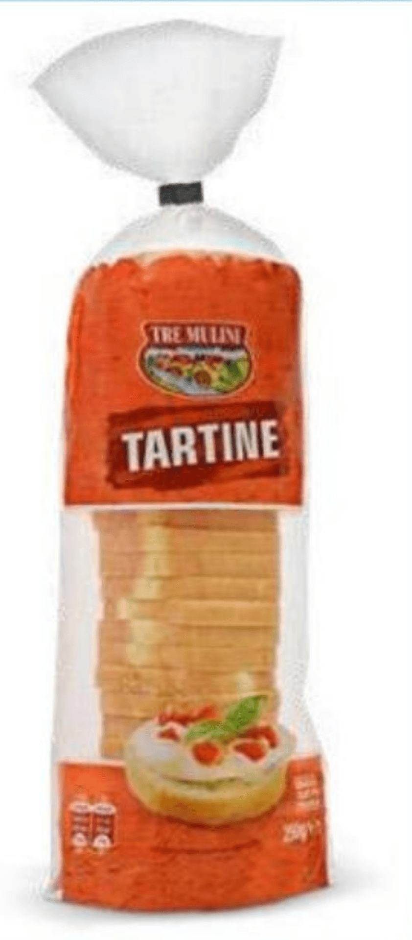 Kruhki za kanapeje Tre Mulini Tartine 250 g - Akcija v trgovini Eurospin