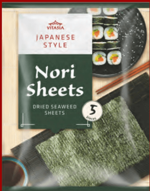 Vitasia Listi iz nori alg 5 kosov - Akcija v trgovini Lidl