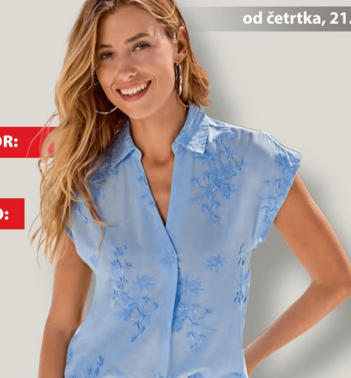 Bluza - Akcija v trgovini NKD