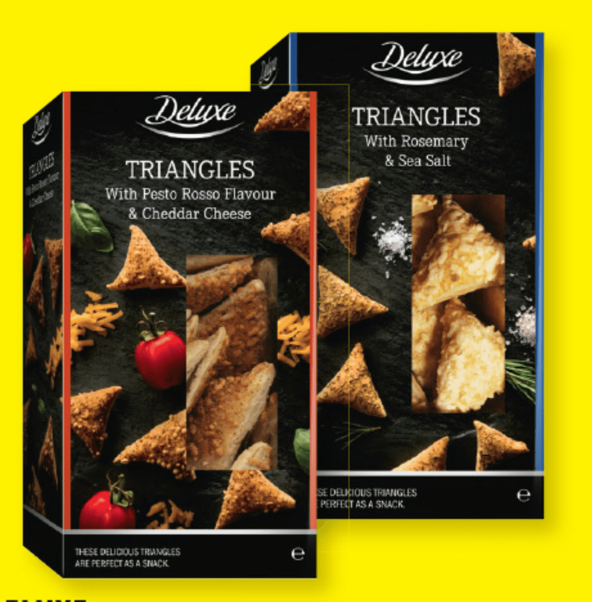 Deluxe Trikotniki iz listnatega testa 65 g - Akcija v trgovini Lidl