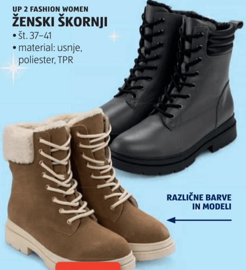 UP 2 FASHION WOMEN Ženski škornji - Akcija v trgovini Hofer