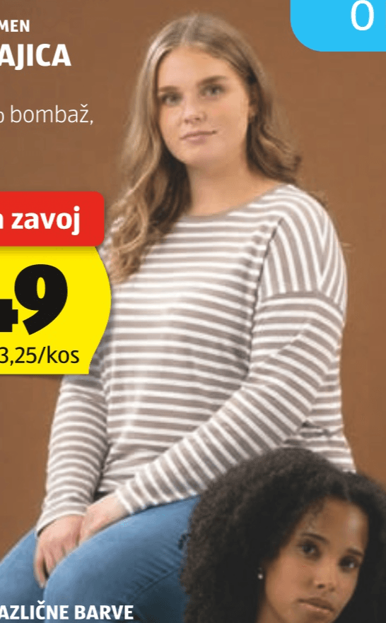 Ženska majica 2 kosa - Akcija v trgovini Hofer