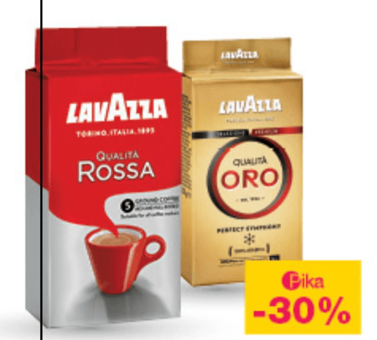 Lavazza mleta 250 g - Akcija v trgovini Mercator