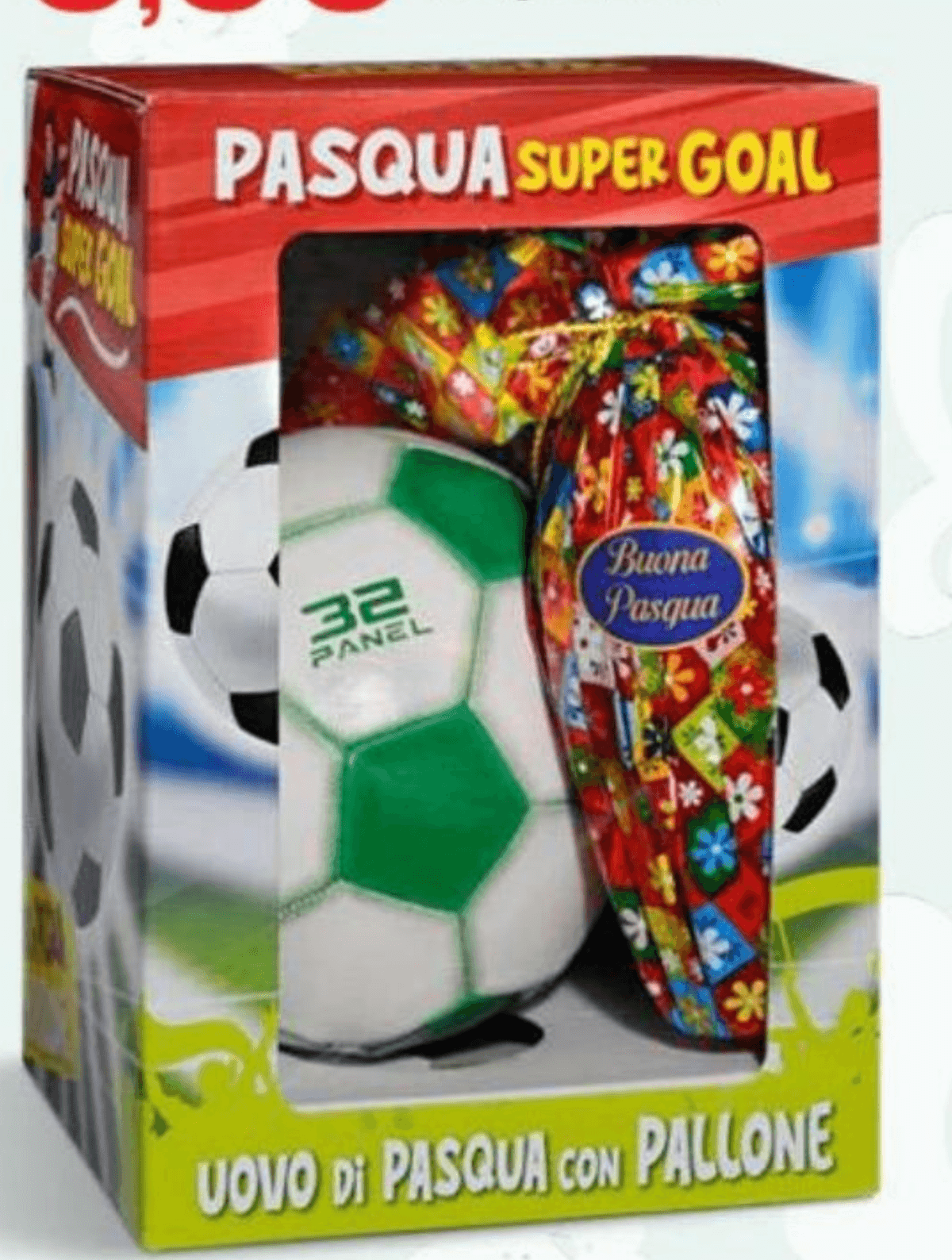 Velikonočno jajce z nogometno žogo 150 g Pasqua Super Goal - Akcija v trgovini Eurospin