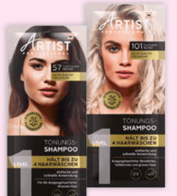 ARTIST barvni šampon za lase 14 ml - Akcija v trgovini Mueller