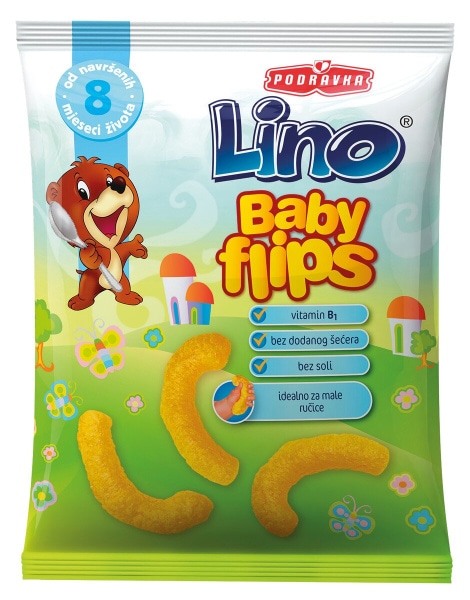 Izbrani otroški keksi in flips Lino - Akcija v trgovini Mercator