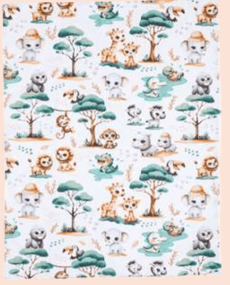 Posteljni komplet "Safari Kraljestvo" 120 x 90 + 30 x 40 cm - Akcija v trgovini E.Leclerc