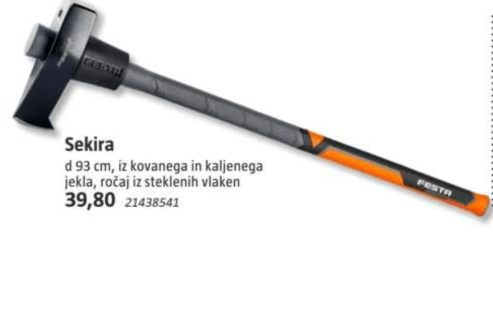 Sekira Festa - Akcija v trgovini Bauhaus