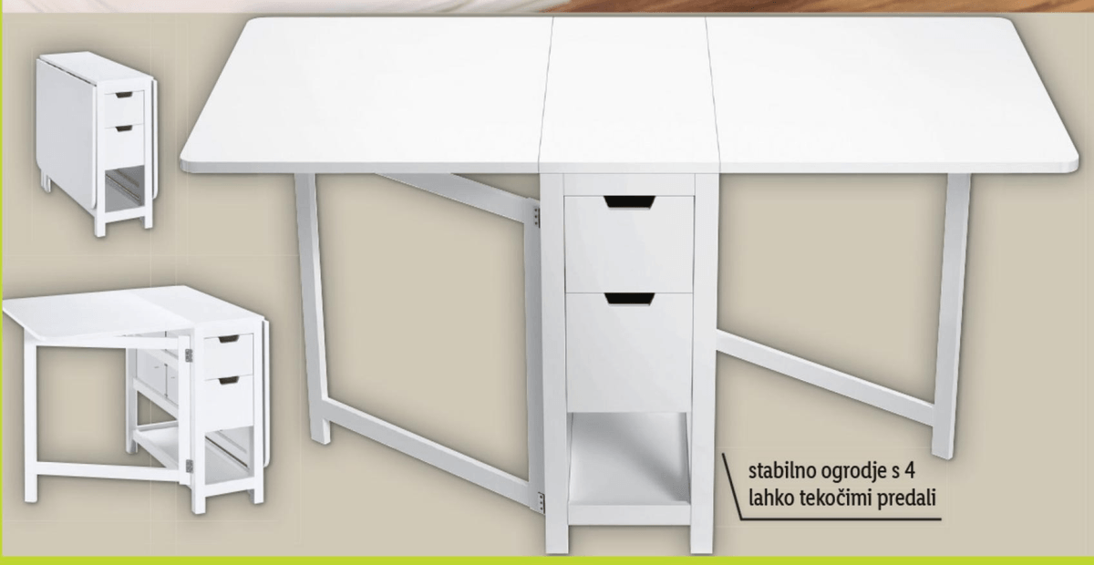 LIVARNO HOME Zložljiva miza - Akcija v trgovini Lidl